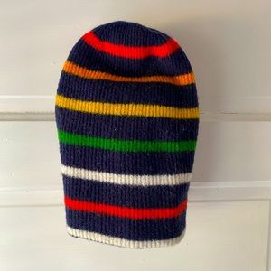 JCrew Multicolor Striped Beanie